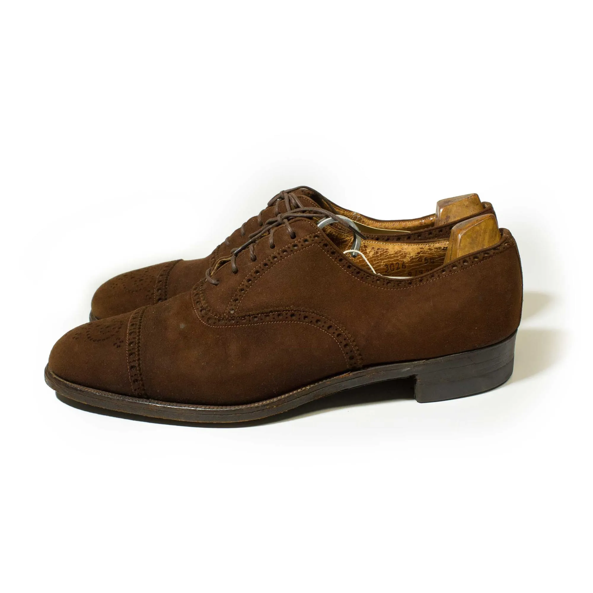 Benny Goodman's brown suede wingtip shoes, custom made by Wildsmith Shoes in London
